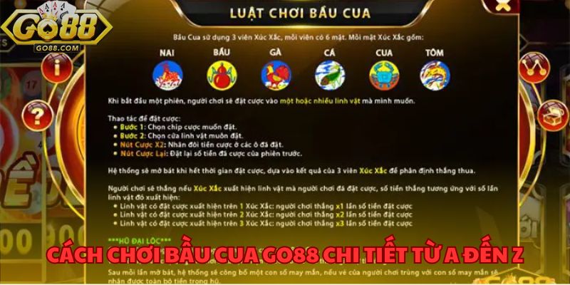 Khám Phá Trò Chơi Bầu Cua GO88 - Sắc Màu Và Thú Vị Mỗi Ngày 3 Cách chơi bầu cua GO88 chi tiết từ a đến z