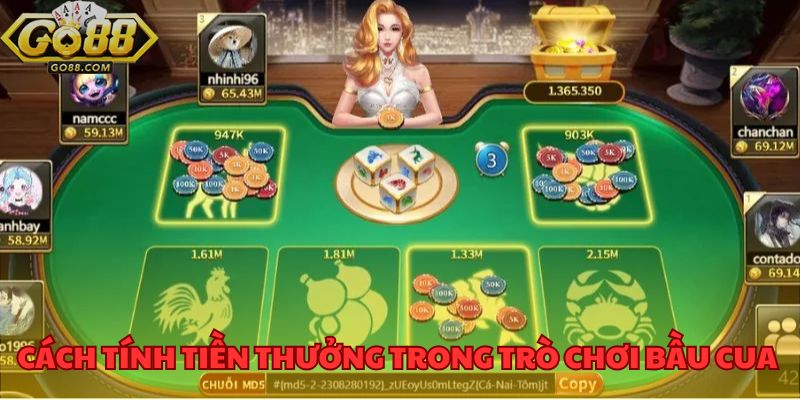 Khám Phá Trò Chơi Bầu Cua GO88 - Sắc Màu Và Thú Vị Mỗi Ngày 5 Cách tính tiền thưởng trong trò chơi bầu cua GO88